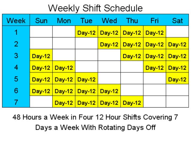 12 Hour Schedules for 7 Days a Week 2 free download for Windows 8 12 Hour Schedules for 7 Days a Week 2 free download for Windows 8