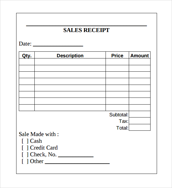 Free Receipt Template | Rent Receipt and Cash Receipt Forms Free Receipt Template | Rent Receipt and Cash Receipt Forms