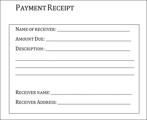 receipt template | Click on the download button to get this Free 