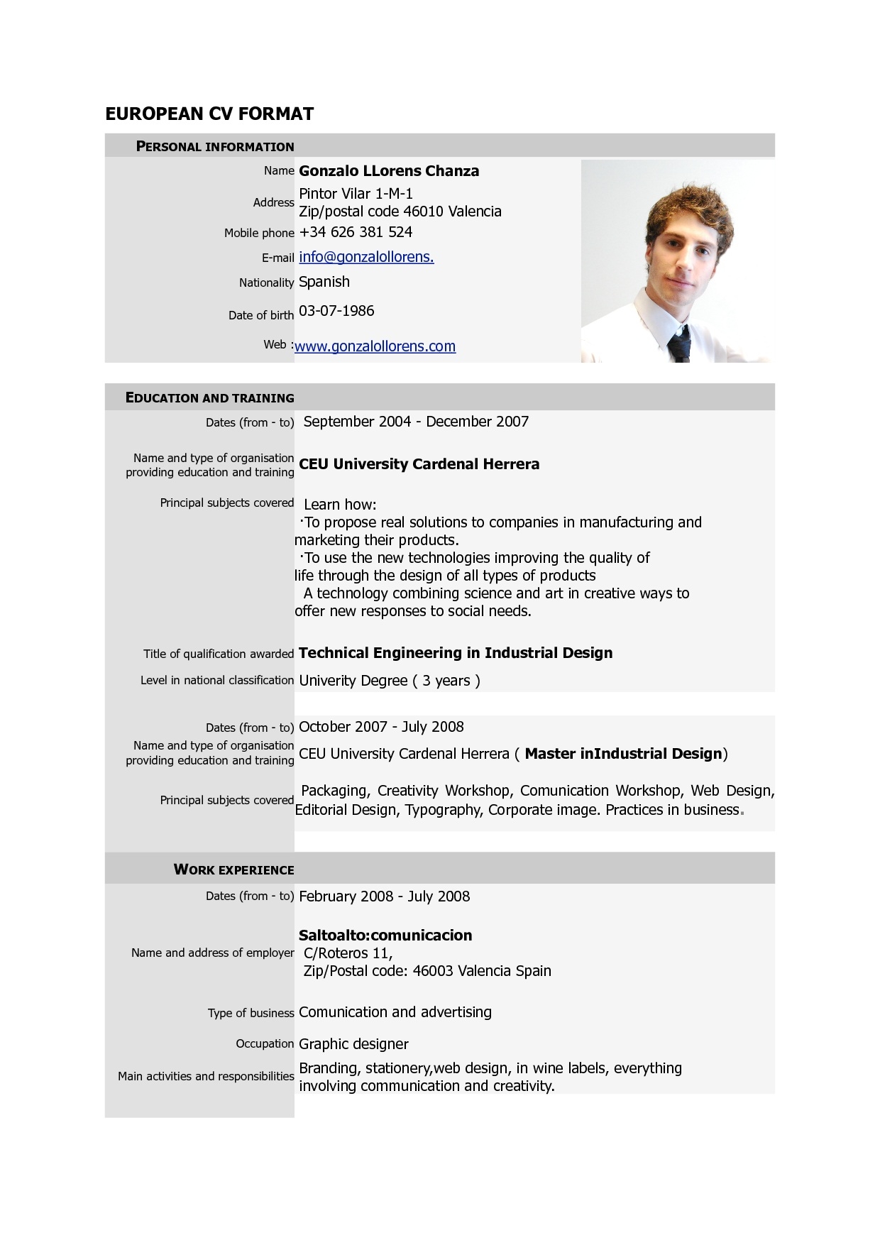 resume formats word resume example free download resume templates 