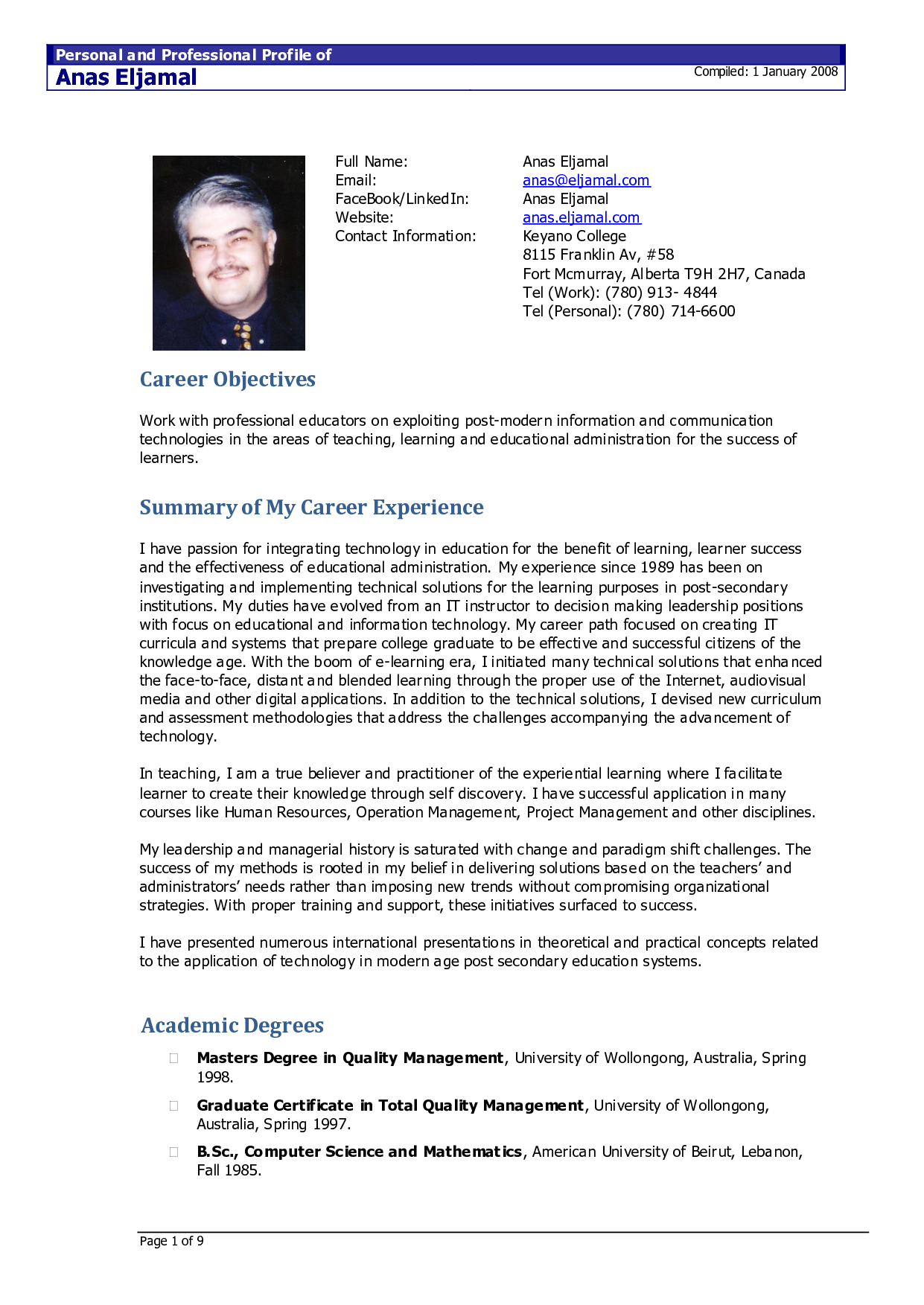 Resume Sample Doc | berathen.Com Resume Sample Doc | berathen.Com