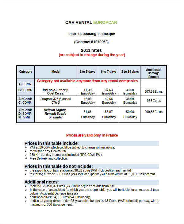 Rental Invoice Template 5+ Free Word, PDF Document Download Rental Invoice Template 5+ Free Word, PDF Document Download