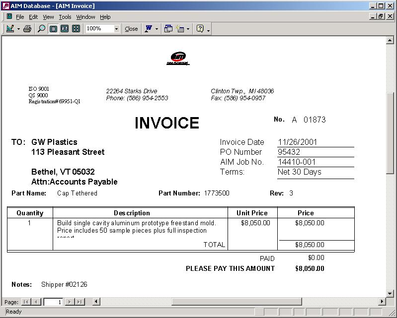 Cash Invoice Template printable receipt template