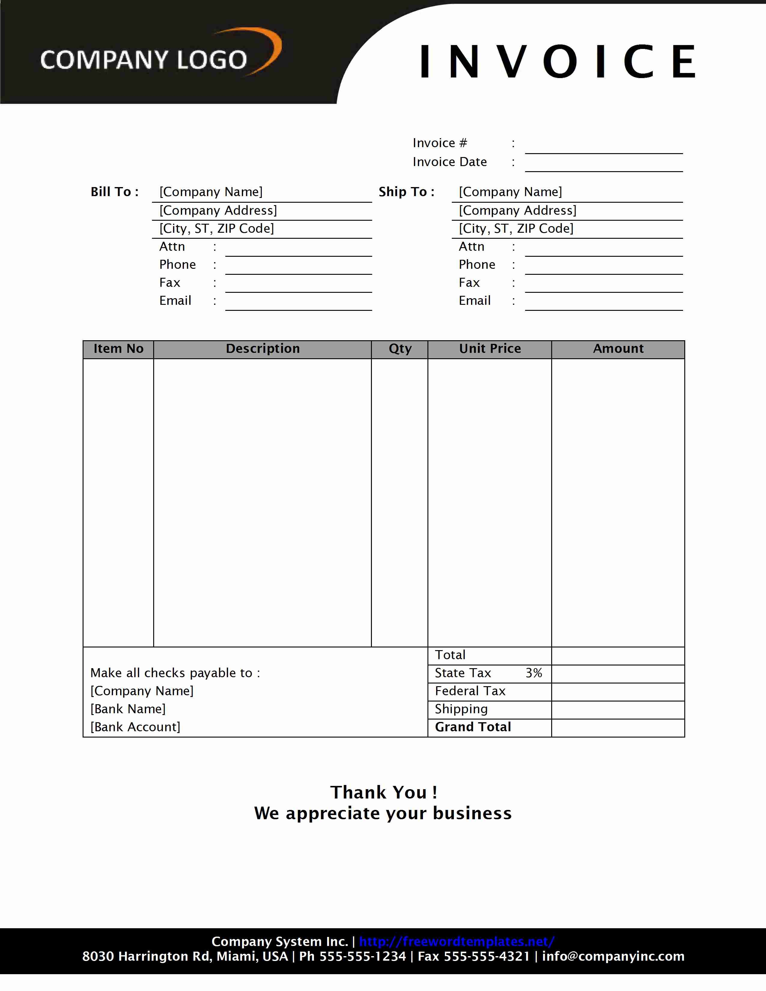 Cash Invoice Template | invoice sample template