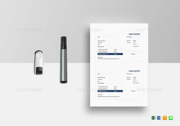 This free cash receipt template helps you create cash receipts for This free cash receipt template helps you create cash receipts for