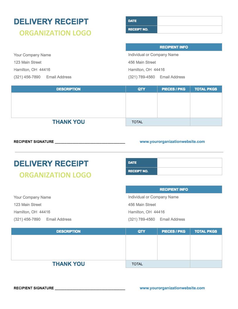 Google Doc Invoice Template