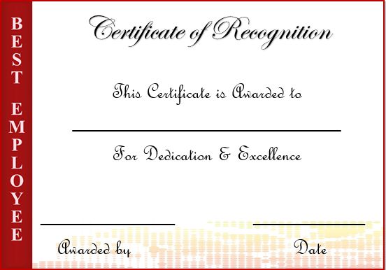 20 Free Certificates Of Appreciation For Employees : Editable 20 Free Certificates Of Appreciation For Employees : Editable
