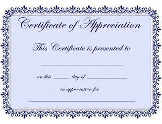 Student certificate of appreciation Free Certificate Templates Student certificate of appreciation Free Certificate Templates