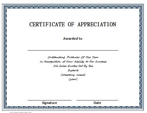30 Free Certificate of Appreciation Templates and Letters | YWCA 