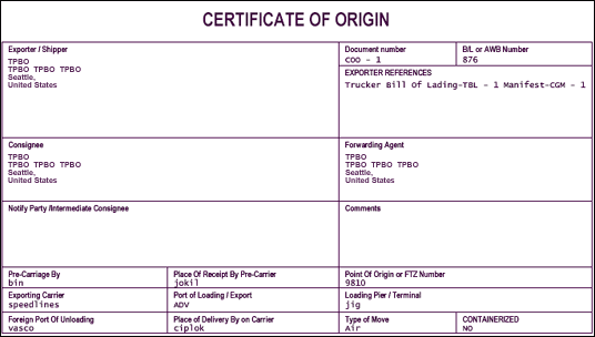 6 Free Certificate of Origin Templates Excel PDF Formats