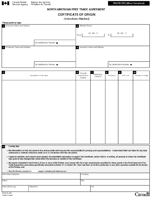 How To: NAFTA Certificate / Certificate of Origin | Jesse Lyddiatt 