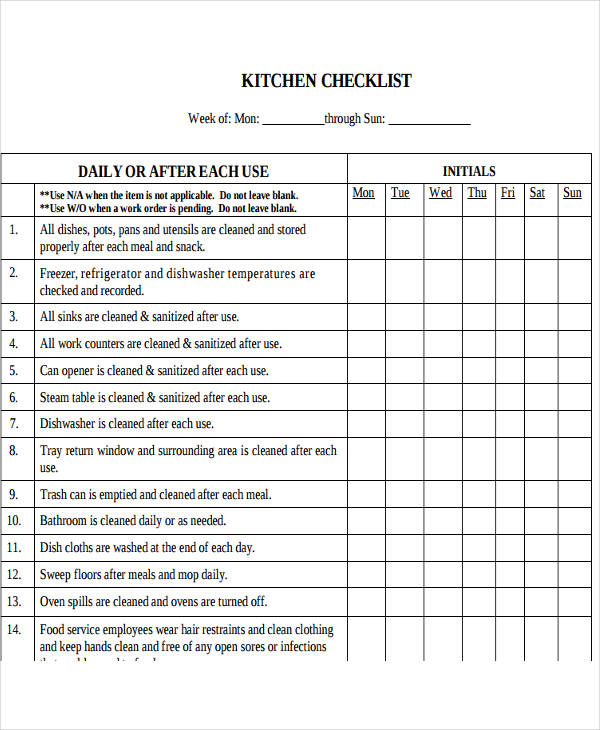 13+ Restaurant Cleaning Schedule Templates 6+ Free Word, PDF 13+ Restaurant Cleaning Schedule Templates 6+ Free Word, PDF