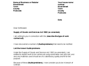 Template Letter Complaint Faulty Goods Mediafoxstudio.com Template Letter Complaint Faulty Goods Mediafoxstudio.com