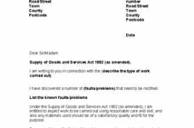 Sample Complaint Letter Faulty Goods Mediafoxstudio.com