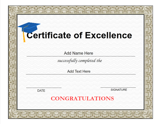 Graduation Certificate Templates Customize with iClicknPrint Graduation Certificate Templates Customize with iClicknPrint