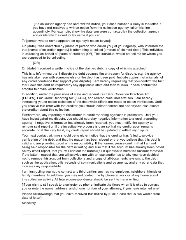 Credit Dispute Letters Credit Dispute Letters