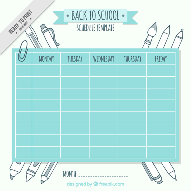 Schedule Vectors, Photos and PSD files | Free Download