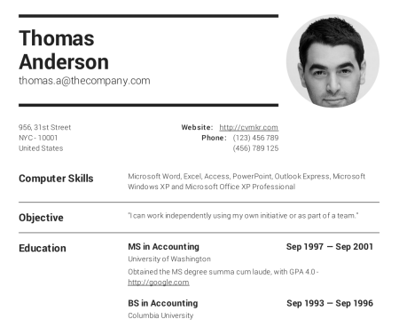 Create professional resumes online for free CV creator CV Maker