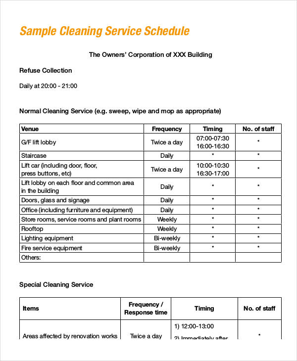Commercial Cleaning Templates | Collecting Data with the Bid Commercial Cleaning Templates | Collecting Data with the Bid
