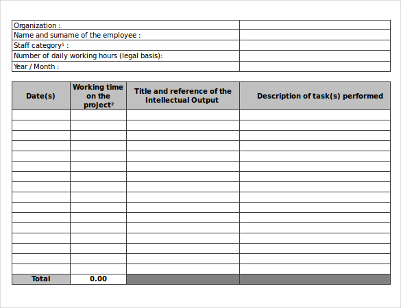 12+ Daily Timesheet Templates – Free Sample, Example Format 12+ Daily Timesheet Templates – Free Sample, Example Format