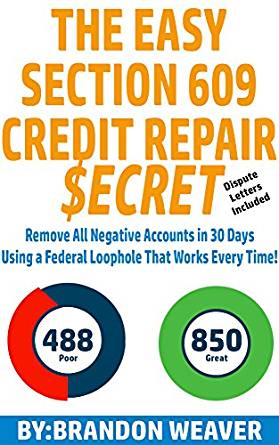 Section 609 Credit Dispute Letter Sample Credit Repair Secrets 