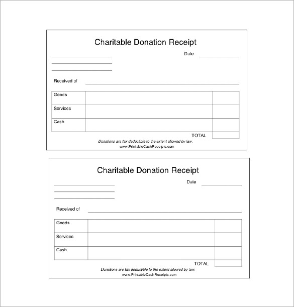 Donation Receipt Template 12+ Free Word, Excel, PDF Format 