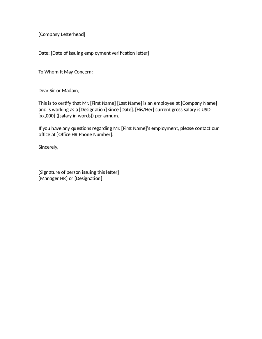 4+ employment verification letter to whom it may concern | nypd resume 4+ employment verification letter to whom it may concern | nypd resume