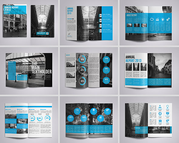 40 Best Corporate InDesign Annual Report Templates | Web & Graphic 