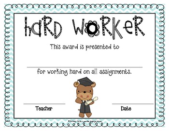 Printable Award Certificates For Students | Craft ideas 