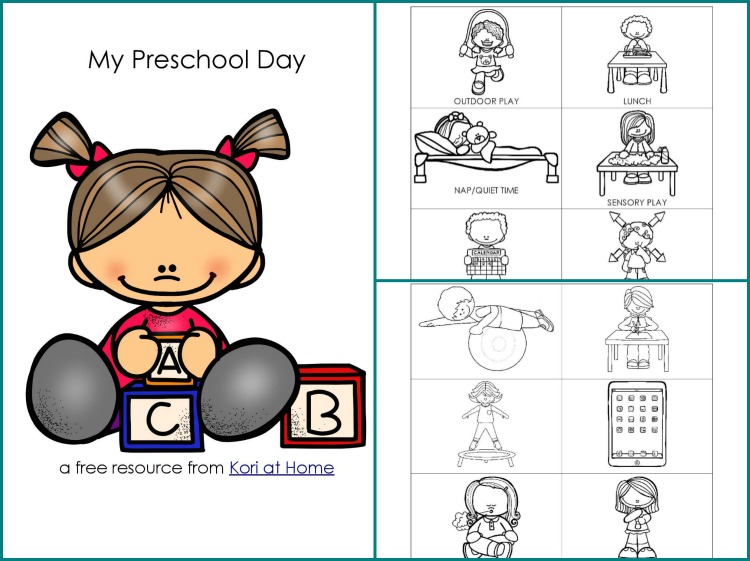 Free Printable Preschool Schedule Free Printable Preschool Schedule