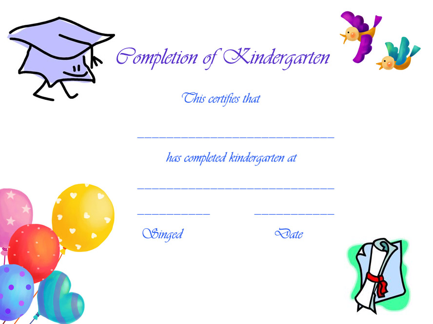 Preschool Graduation Certificate Template | фотоальбом | Pinterest 