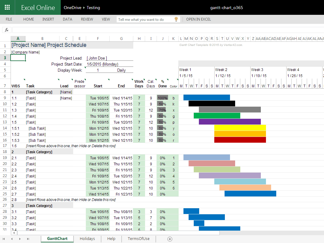 Free Excel Project Management Templates Free Excel Project Management Templates