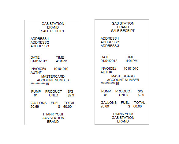 Sample Receipt Template – 14+ Free Word, Excel, PDF Format 