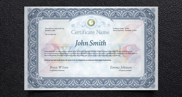 Psd Print Certificate Template | Misc Print | Pixeden Psd Print Certificate Template | Misc Print | Pixeden