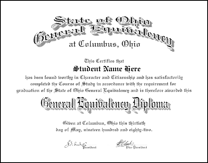 Certificate: Printable Ged Certificate Template Certificate: Printable Ged Certificate Template