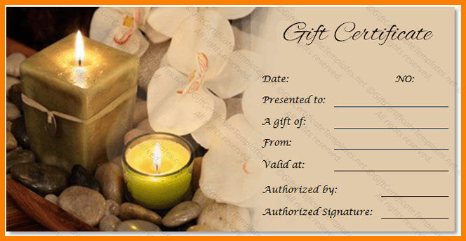Custom Gift Certificate Templates for Microsoft Word