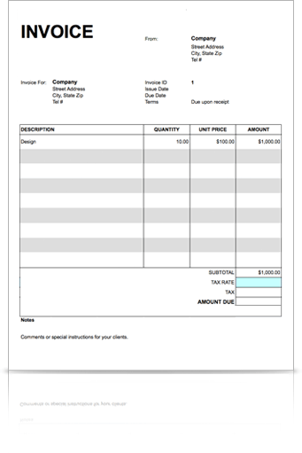 Invoice Sample Doc Invoice Template For Google Docs Harvest Invoice Sample Doc Invoice Template For Google Docs Harvest