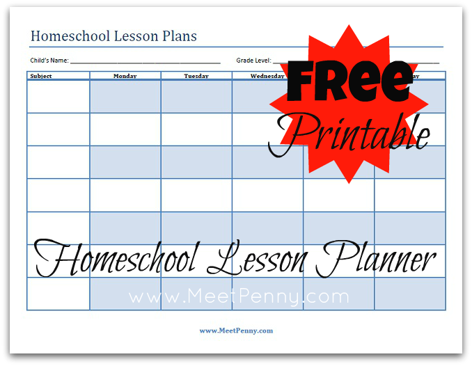 5 Free Printable Homeschool Schedules and Printable Homeschool 