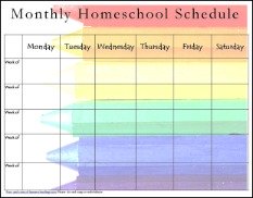 A Marmie Life: Homeschool Weekly Schedule and a free template 