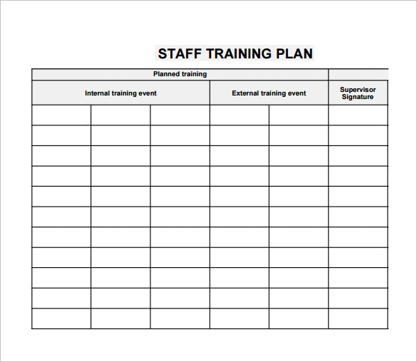 Training Plan 11+ Free PDF, Word Documents Download | Free 