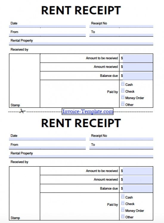 Rent Receipt Template for Excel Rent Receipt Template for Excel