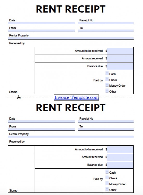 Free Rent Receipt Template PDF | Word | eForms – Free Fillable Forms Free Rent Receipt Template PDF | Word | eForms – Free Fillable Forms