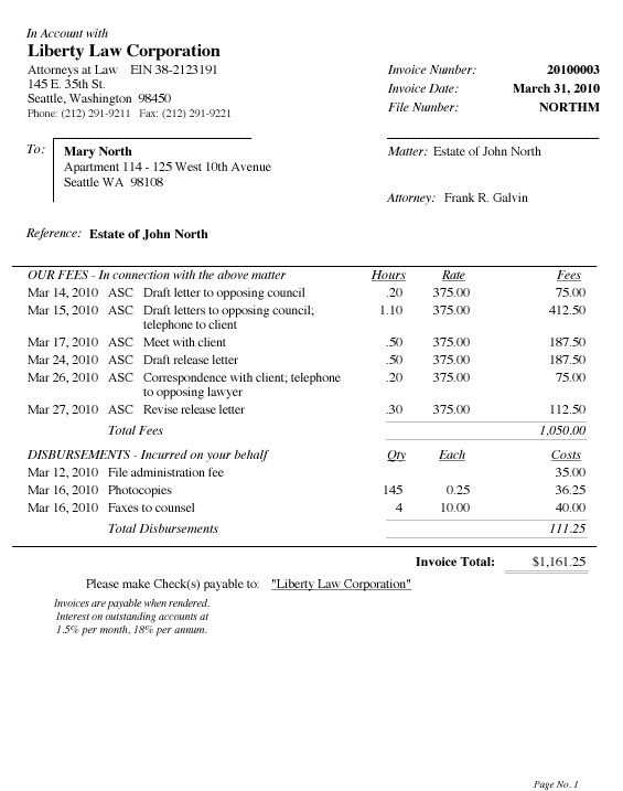 Legal Invoice Template | printable invoice template Legal Invoice Template | printable invoice template