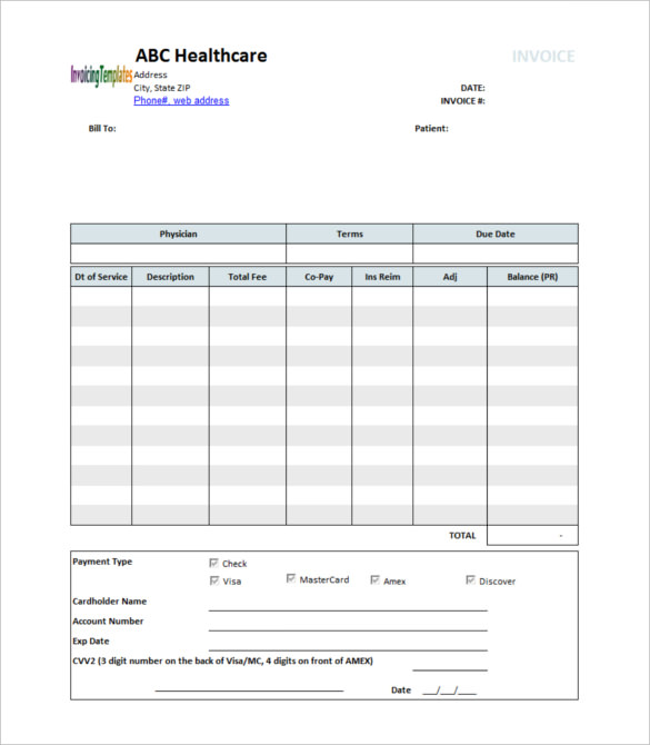 Medical Receipt Template 19+ Free Word, Excel, PDF Format 