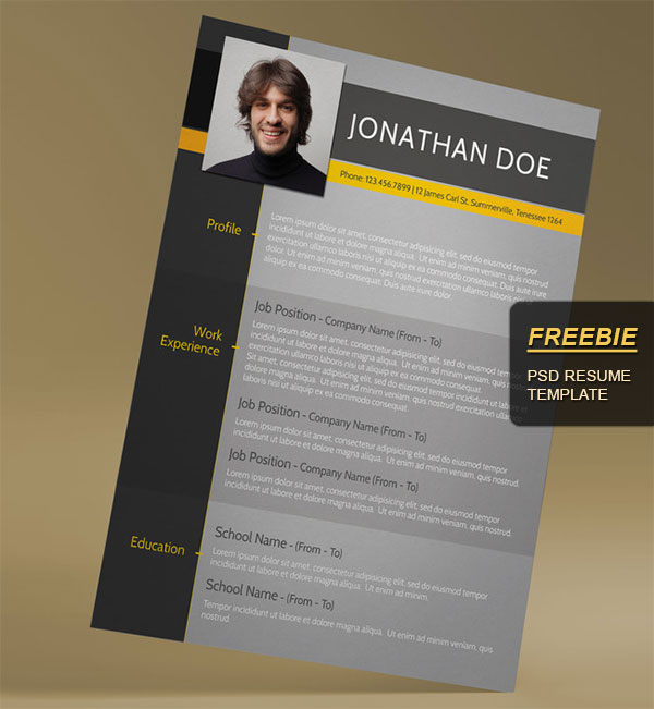 18 modèles de CV créatifs gratuits | Photoshop illustrator 18 modèles de CV créatifs gratuits | Photoshop illustrator
