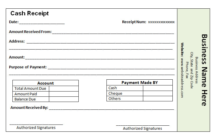 Printable Cash and Money Receipt Template Graphic : Helloalive Printable Cash and Money Receipt Template Graphic : Helloalive
