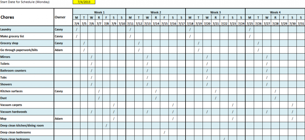 Monthly Rota Template Printable Receipt Template