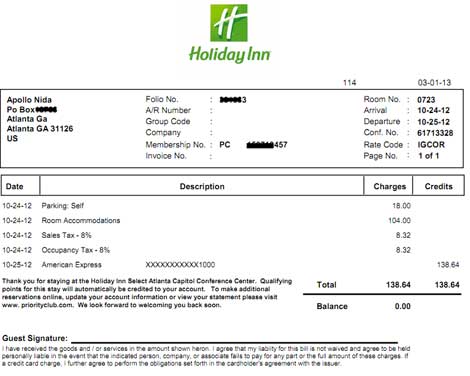blank hotel receipt template blank hotel receipt template