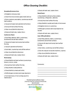 TASK LIST Office Cleaning Expert Home & Office Services TASK LIST Office Cleaning Expert Home & Office Services