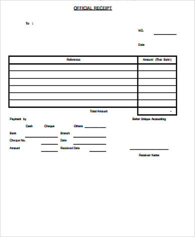 Official Receipt Sample 15+ Examples in Word, PDF Official Receipt Sample 15+ Examples in Word, PDF